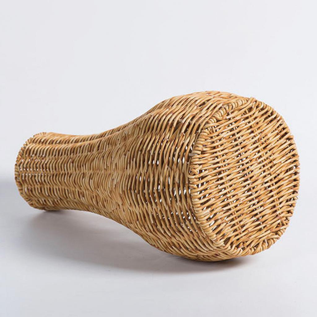 Imitation Rottingvävning Vas Naturligt Utseende Dekorativ Vas för Vardagsrum & Bröllopsarrangemang