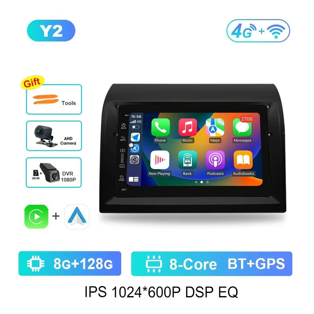 Android Car Radio Multimedia Video Player 7 Inch for Fiat Ducato 2006 - 2016 DSP Stereo GPS Bluetooth HD Touch Screen Carplay