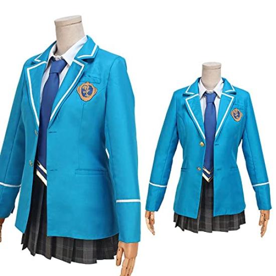 

Женский галстук Академии Юменосаки Хокуто Эйчи Юзуру Фушими Ансамбль Аниме Культурный Детский Костюм Размер Академии [qiqiCOS] Девичья Униформа, Главный Герой,