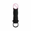 Black  Sleeve With  Ring Rabbit Clitoral  Pretty Love  Rings