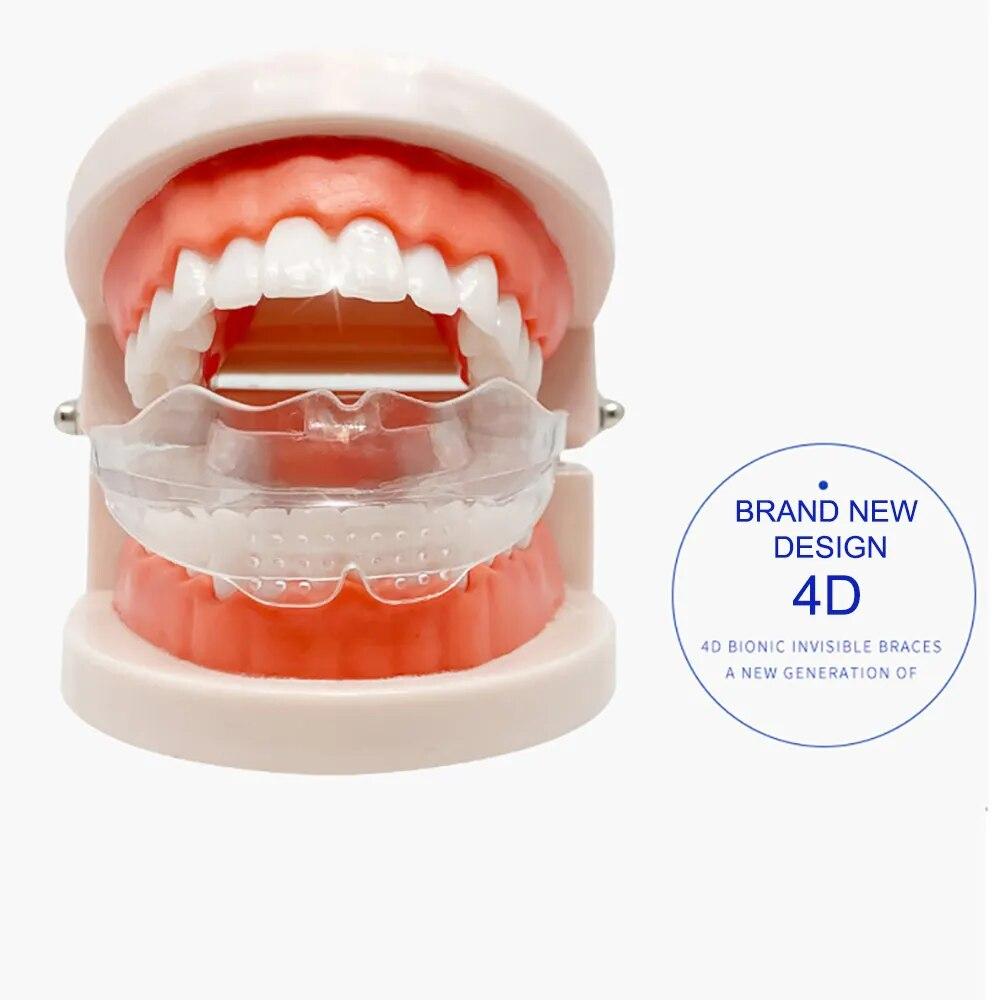 Appareil orthodontique Transparent, entraîneur d'alignement des dents, sourire instantané, retenue des dents en Silicone, protège-dents, plateau dentaire