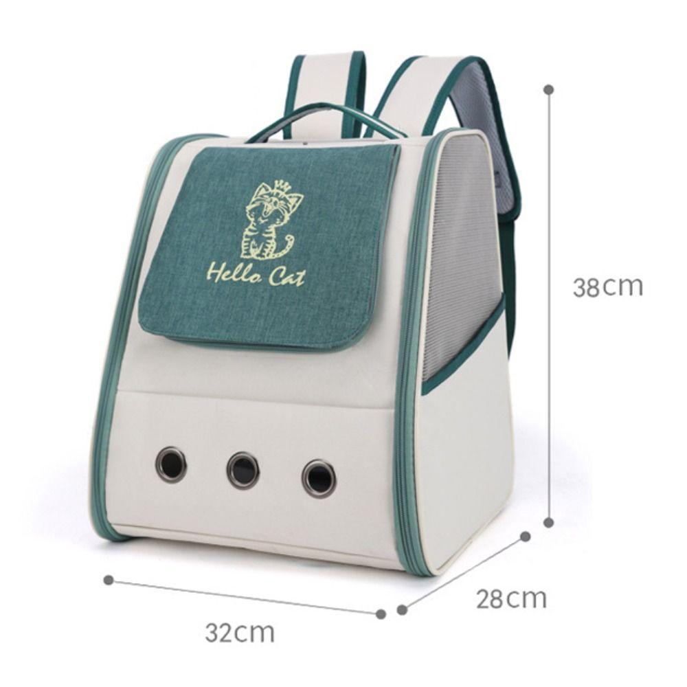 Carrying Pet Backpack Breathable Cat Bag Lightweight Pet Double Shoulder Bag Cat