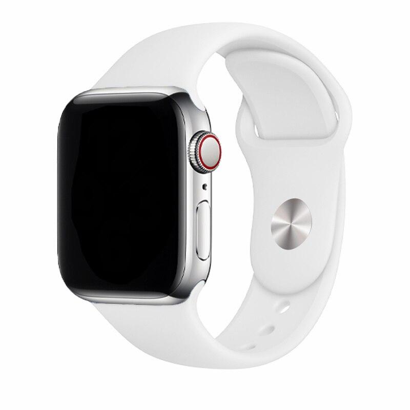 Silikonový řemínek pro řemínek Apple Watch 44 mm 49 mm 45 mm 41 mm 40 mm 42 mm 38 mm náramek iwatch série 9 7 se 3 4 5 6 8 Pásek Ultra2