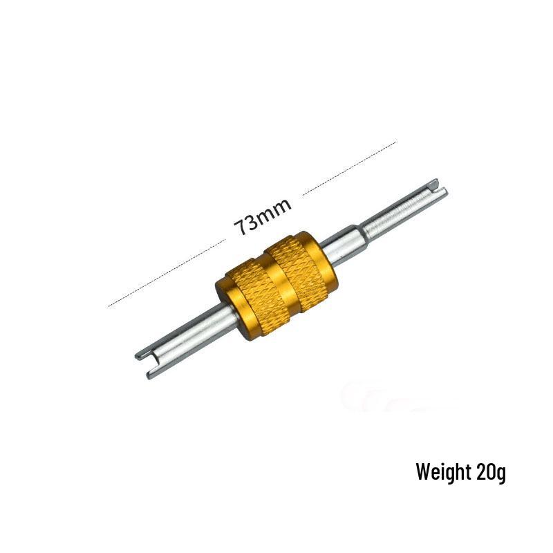 Sada nástrojů pro demontáž ventilových vložek pro elektromobily, jízdní kola a motocykly