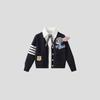 Girls' Autumn Rabbit Police Officer JK Uniform Set - Includes Woolen Pleated Skirt