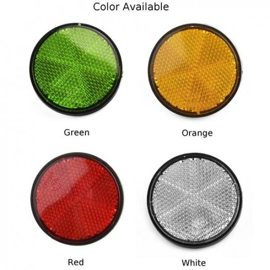 Bicycle Bicycle Reflector Too l Suitable For Motorcycles Accessory Bike Orange