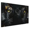 Picture On Italian Canvas 90 X 60 Cm Triptych - Modern Style - Animals Picture On Italian Canvas 120 X 80 Cm Triptych - Modern Style - Animals
