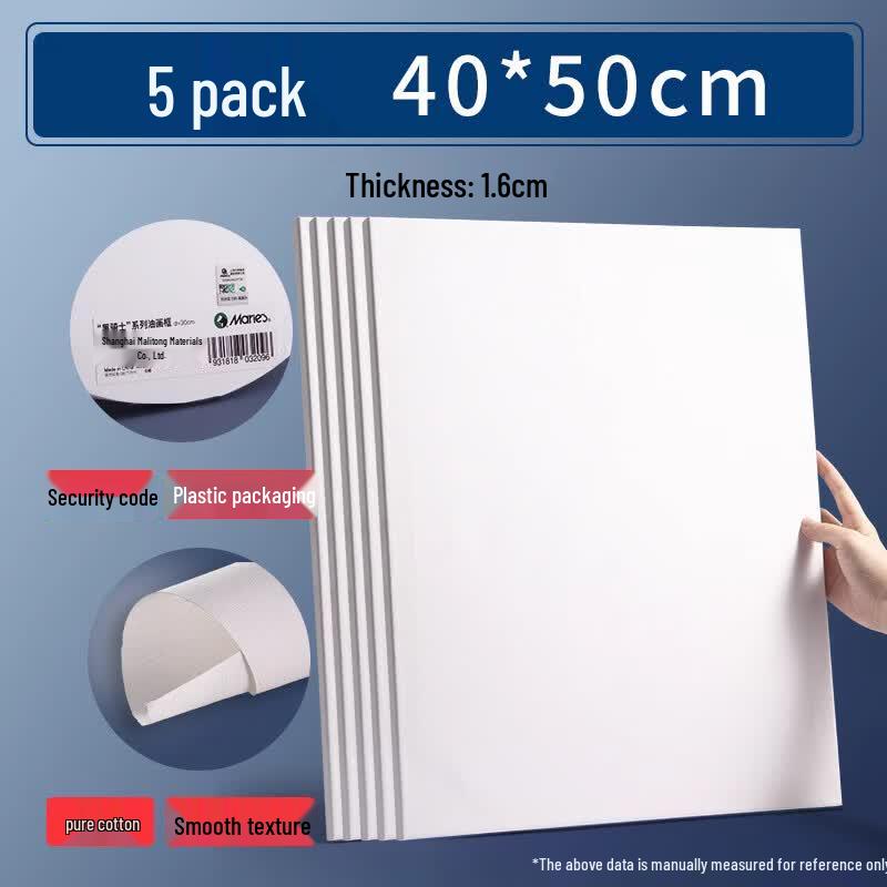 Maries Blank Canvas Panels for Oil and Acrylic Painting