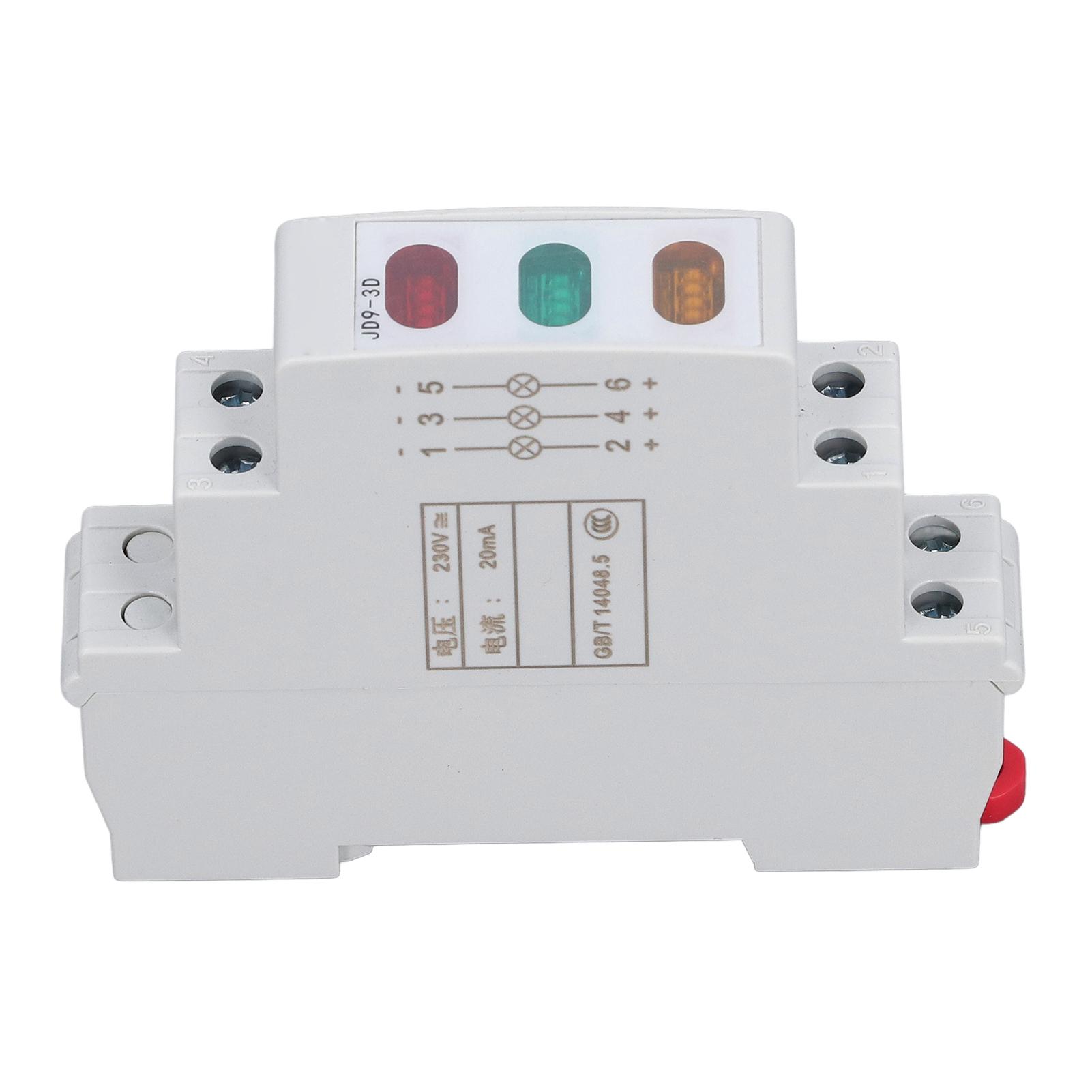 

DIN Rail Indicator Light Red Yellow Green LED Indicator Lamp for Magnetic Starter Contactor AC DC 230V