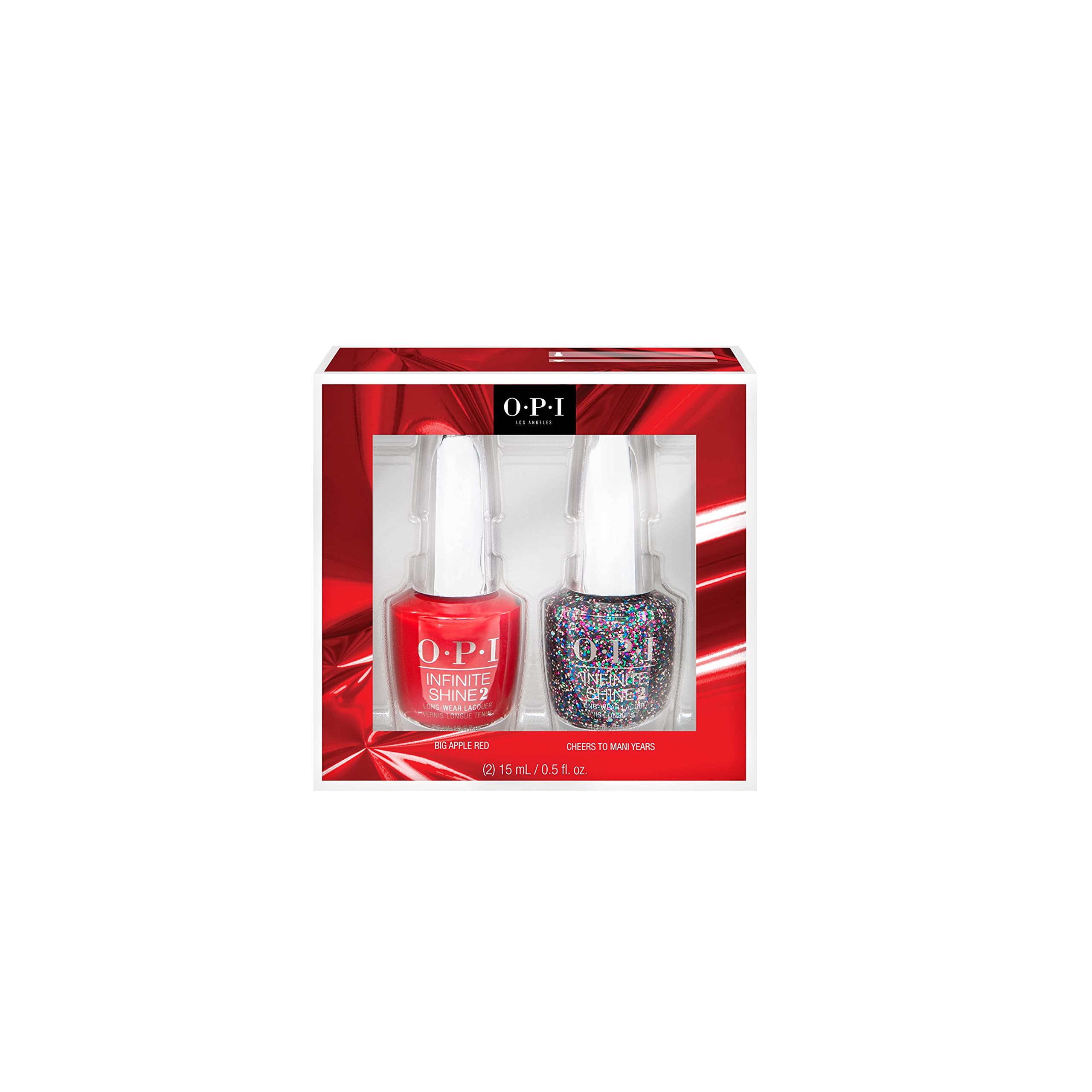 OPI Nail Polish Shine Duo Pack Gift Present (OPI) 2-Pack (15mL each) (Infinite HRN45)