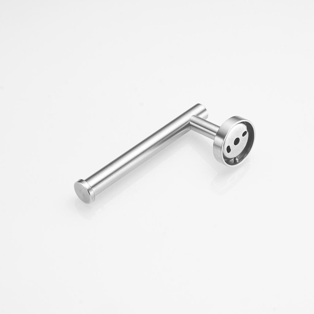 304 Stainless Steel Black Towel Rack 3-Piece Set Bathroom Towel Ring Tissue Hook Single Coat Hook