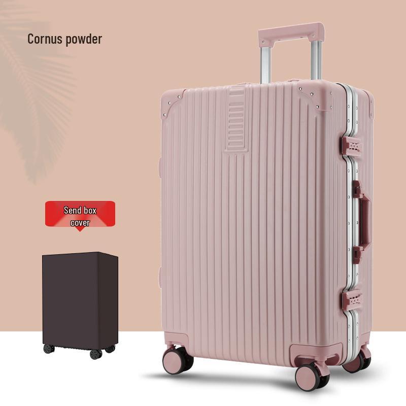 24-Inch Multifunctional Suitcase with Universal Wheels and New Lock System