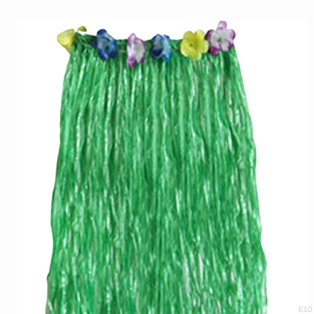 hawaiian Skirt Costume Set Dancewear Glasses for Cosplay Beach Party Decorations