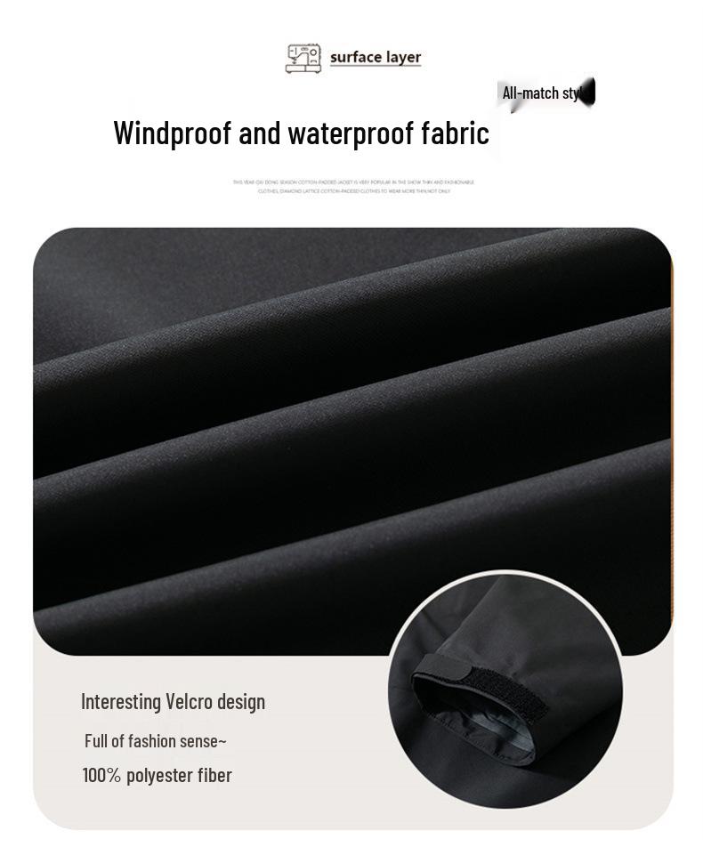 2025 New Men's and Women's Hooded Hard Shell Mountaineering Jacket - Spring/Autumn, Waterproof, Casual Style