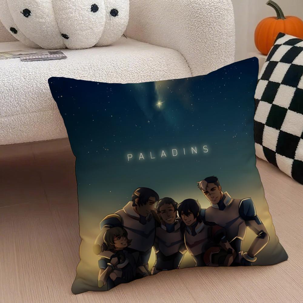 VVoltron Legendary Defender Cushion Cover Throw Pillow Cover Hidden Button Durable Polyester Chair Cushion