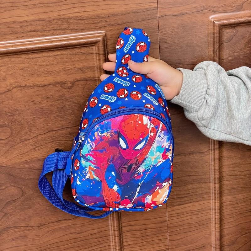 Children's Bag - Cartoon Pattern - Boy's Single Shoulder Crossbody Backpack - Fashionable and Lightweight Bag