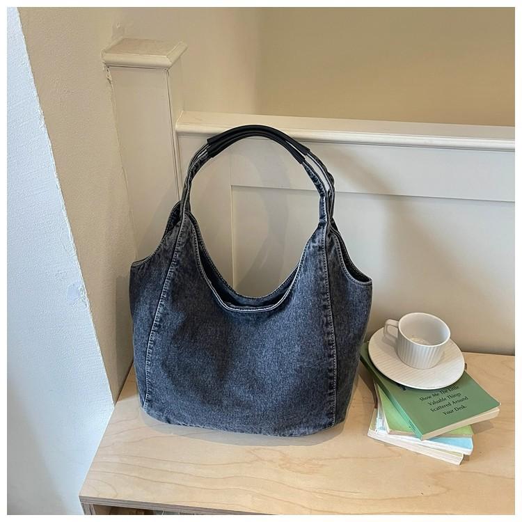 Large-capacity Tote Bag, Fashionable Hand-held Vegetable Basket Bag, Shoulder Bag with A Wide Strap, Bucket Bag
