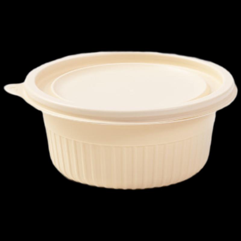 Herr. Einweg-Lebensmittelbehälter aus abbaubarer Maisstärke