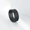 1Pc Fashionable and Versatile Classic Style Mesh Ring, Mesh Titanium Steel Ring