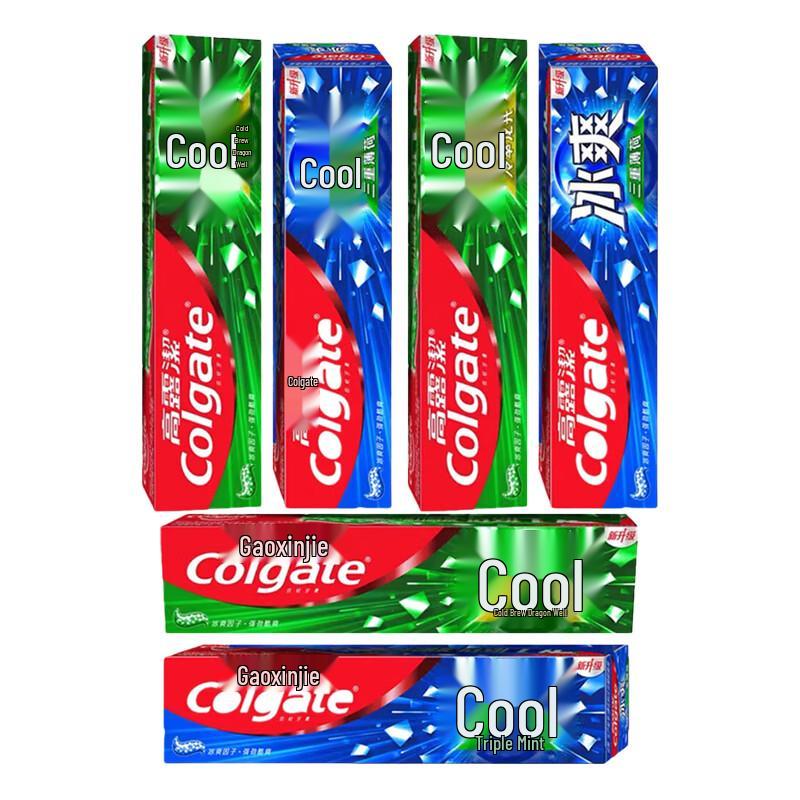 Colgate Icy Triple Mint & Longjing Tea Toothpaste Set