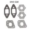 2 Sets Chainsaw Intake Manifold Carburetor Muffler Gasket Kit for P350 Partner
