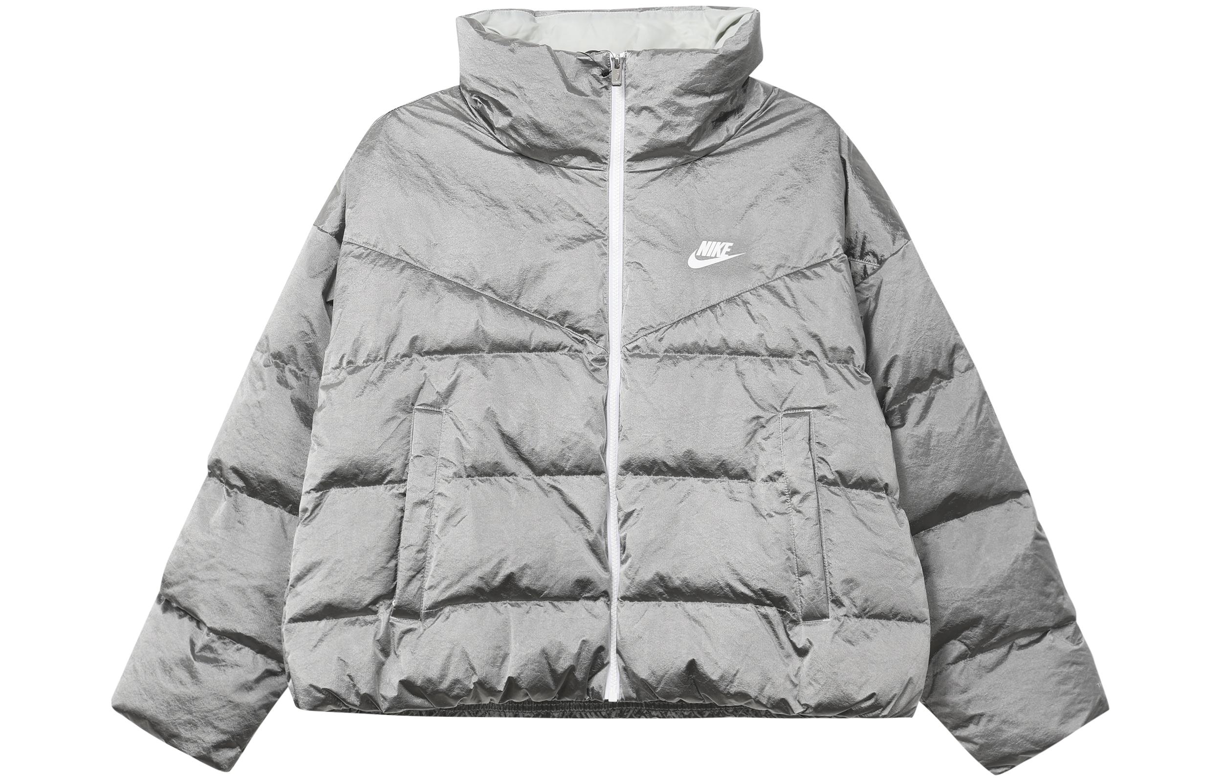 Nike SportswearTherma FIT Puffer Jacket Women s Silver DQ6889-014 L