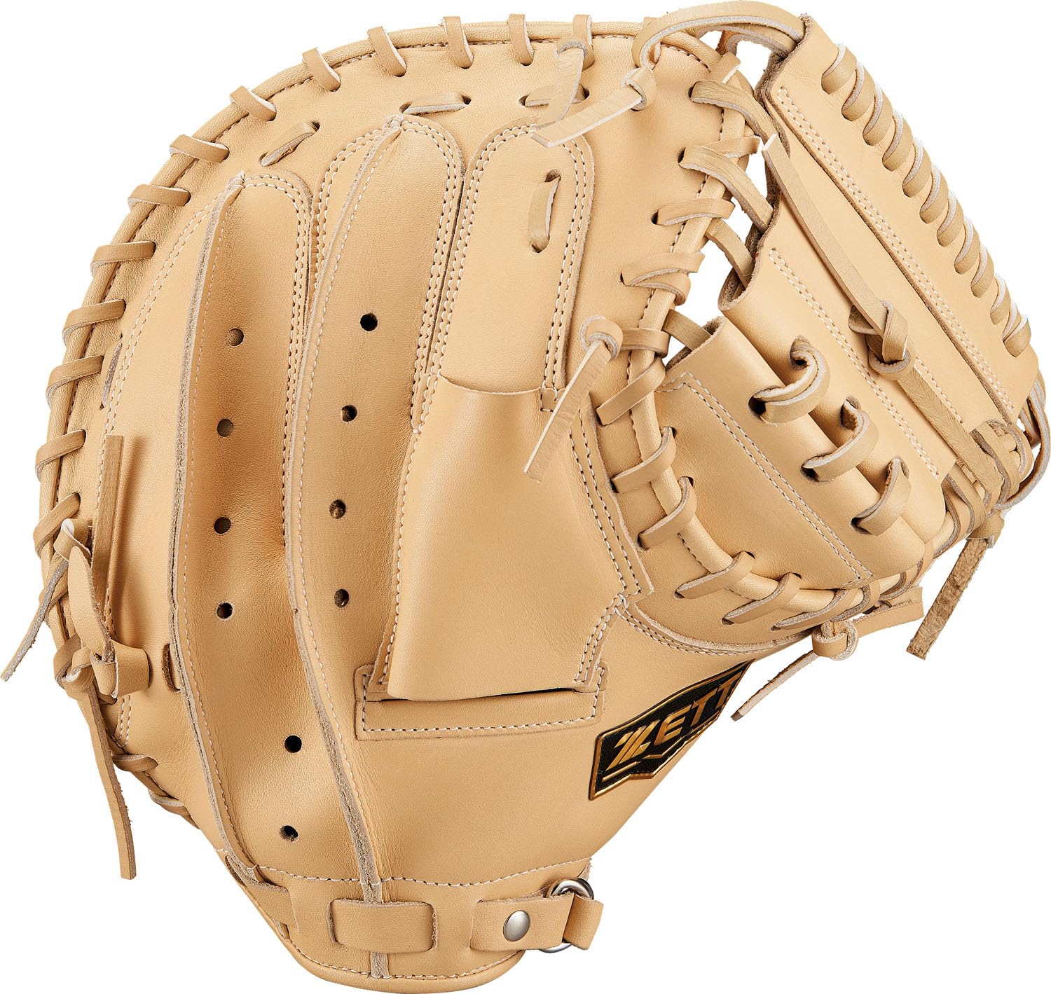 

ZETT Winning Road Softball Pastel Brown BRCB33512F Catcher s Mitt, Left-Handed Throw, (3200),
