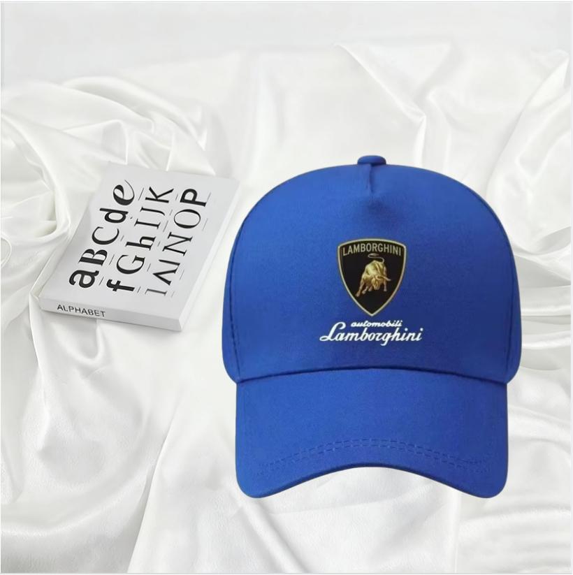 New Car Casual Duckbill Cap Cap Adjustable Baseball Outdoor Summer Sports Hat For Lamborghini Urus Huracan Aventador Premium-1