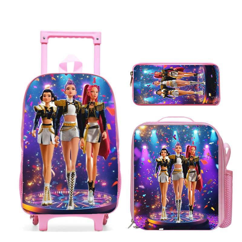 Kpop Witch Hunter Girl Group Schoolbag High Definition Printing Casual Crossing Border Lightweight Tie Rod Backpack One Piece Hair