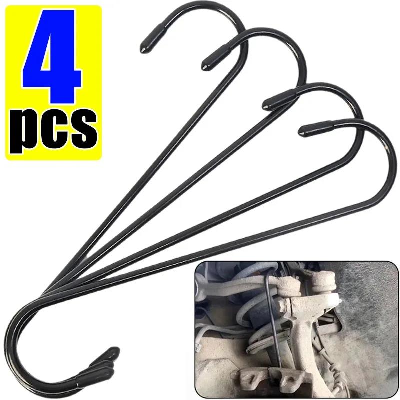 4/1pcs Car Caliper S Shape Hanger Hook Tool Brake Caliper Hanger Hooks with Rubber Tips for Bearing Axle Automotive Accessories Thread Lock3