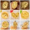European-style Retro Sealing Wax Stamp Head Snowflake Wax Seal Stamp Polyshaped Head  Stamp