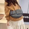 Women's Breast Bag Trendy Fanny Pack Retro Casual Versatile Messenger Bag Soft Leather Mobile Phone Waist Hanging Bag