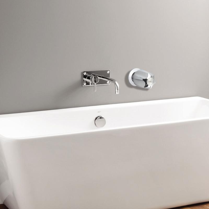 Completes Shower Handle Replacement Set Plastic Reliable Knob set Comprehensive Bathroom Knob for Bathtub & Shower Knobs