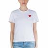 Comme des Garçons PLAY (WMNS) COMME Des GARCONS PLAY Basic T-Shirt Red Family Heart 'White' Women's AZ-T287-051-2