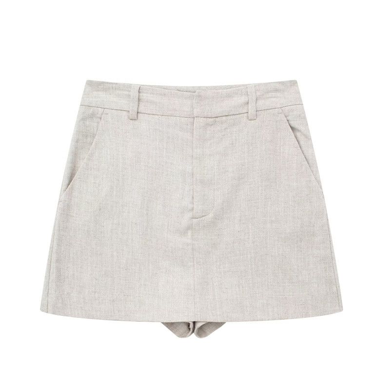 Fashion Style Summer New Arrival Fashion Trendy Women's Clothing Stylish Linen Short Suit Outwear 7901381 711