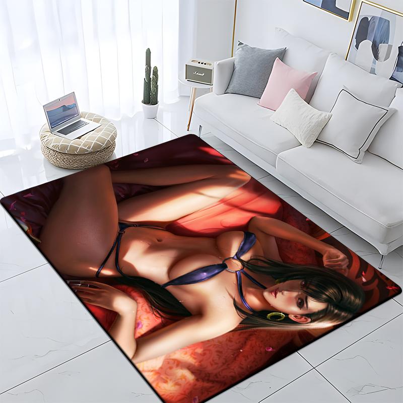 Sexy Girls Printed Carpet Living Room Home Decor Sofa Table Rug Anti Slip Chair Cushion Lounge Mat Large Rug Picnic Camping Yoga
