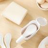 Spoon Storage Box Kitchen Cutlery Organizer Bottom Design Easy to Dust-Proof Cover Hollow Clean Spoon
