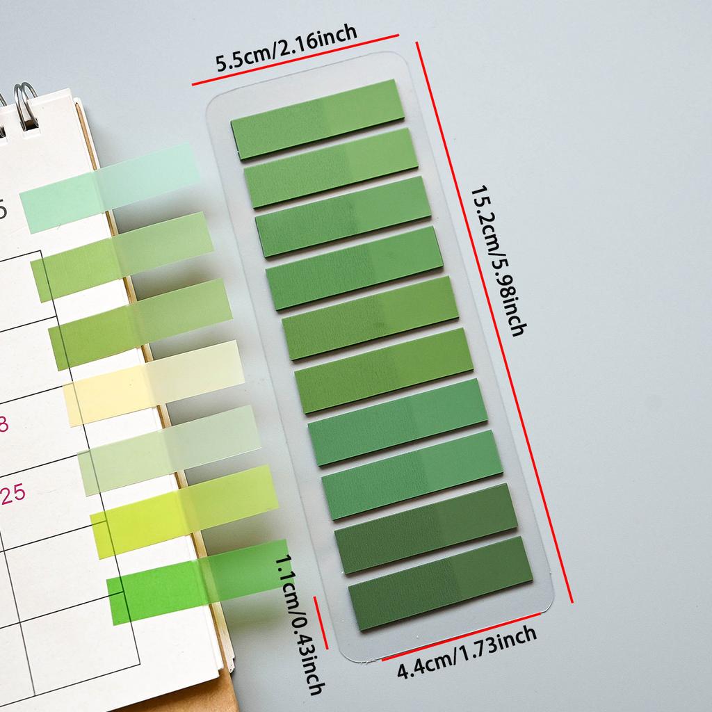 Bunte Transparente Notizblöcke Selbstklebende Haftnotizen Index 200-4000 Blätter für Büro Schulbedarf