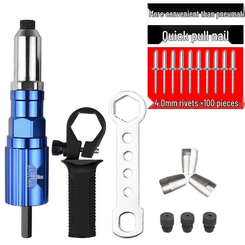 Electric Rivet Gun Head Aluminum Alloy Puller