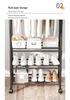 Foldable Multi-functional Clothes, Hat, and Shoe Rack for Bedroom Storage