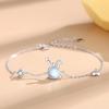 2023 Year of the Rabbit Moonstone Bracelet & Necklace Set - Cute Exquisite Women's Gift