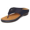 Ortho Joy Damen Arzt Orthopädische Weiche Hausschuhe - Marineblau