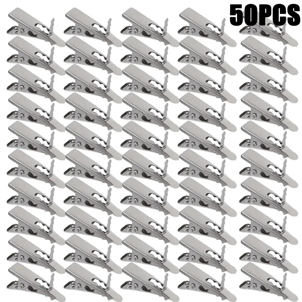 50/20/10/1Pcs Mini Metal Clips Xmas Flower Fixed Clip Christmas Tree Hanging Pendent Ornament Wedding Party Supplies Decoration