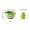 Checkered Sakura Pattern Matcha Whisk Stand Ceramic Green Tea Maker Cup  for Tea Set Accessories