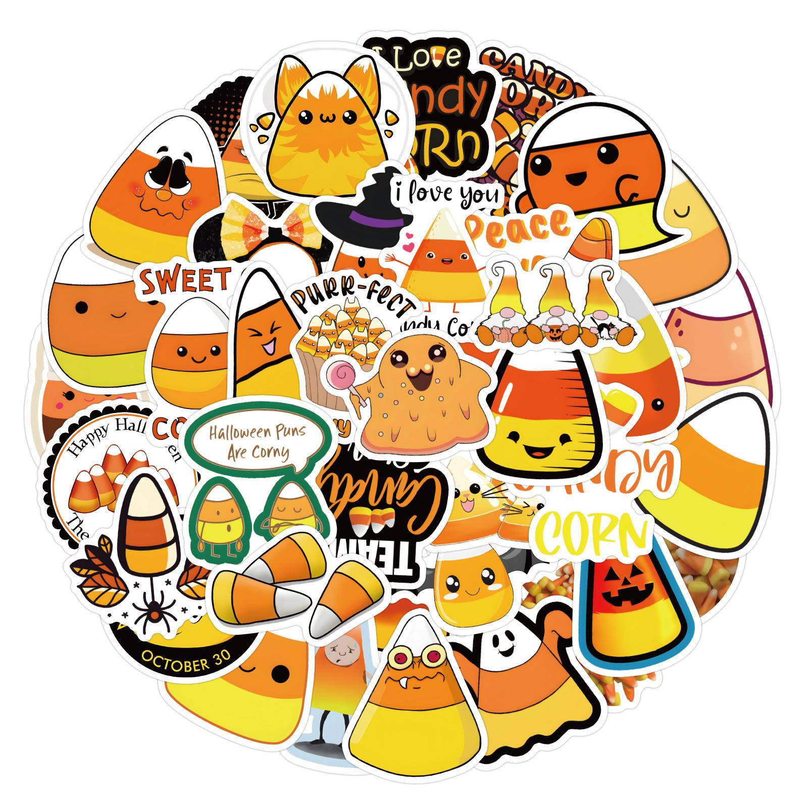 

60 Новых Мультяшных Граффити Наклеек в виде Конфетного Попкорна Чемодан Блокнот Гитара Наклейки для Личности