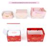 Fashion Cute Flip Necklace Box Romantic Dustproof Rotating Rose Box Automatic Plastic Necklace Storage Case Birthday