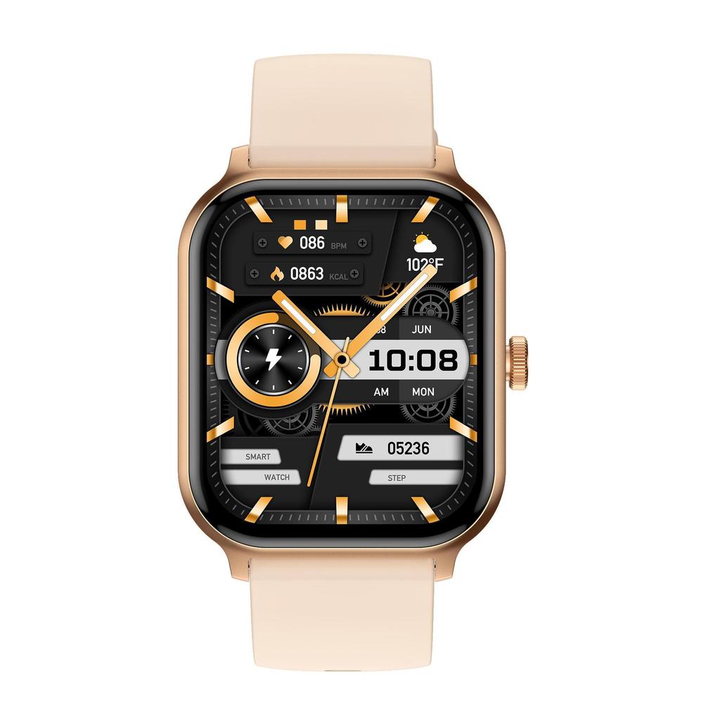 P85 Smartwatch: 1.93-inch Display, Heart Rate & Blood Pressure Monitor, Alarm, Voice Assistant, Music Playback Bracelet