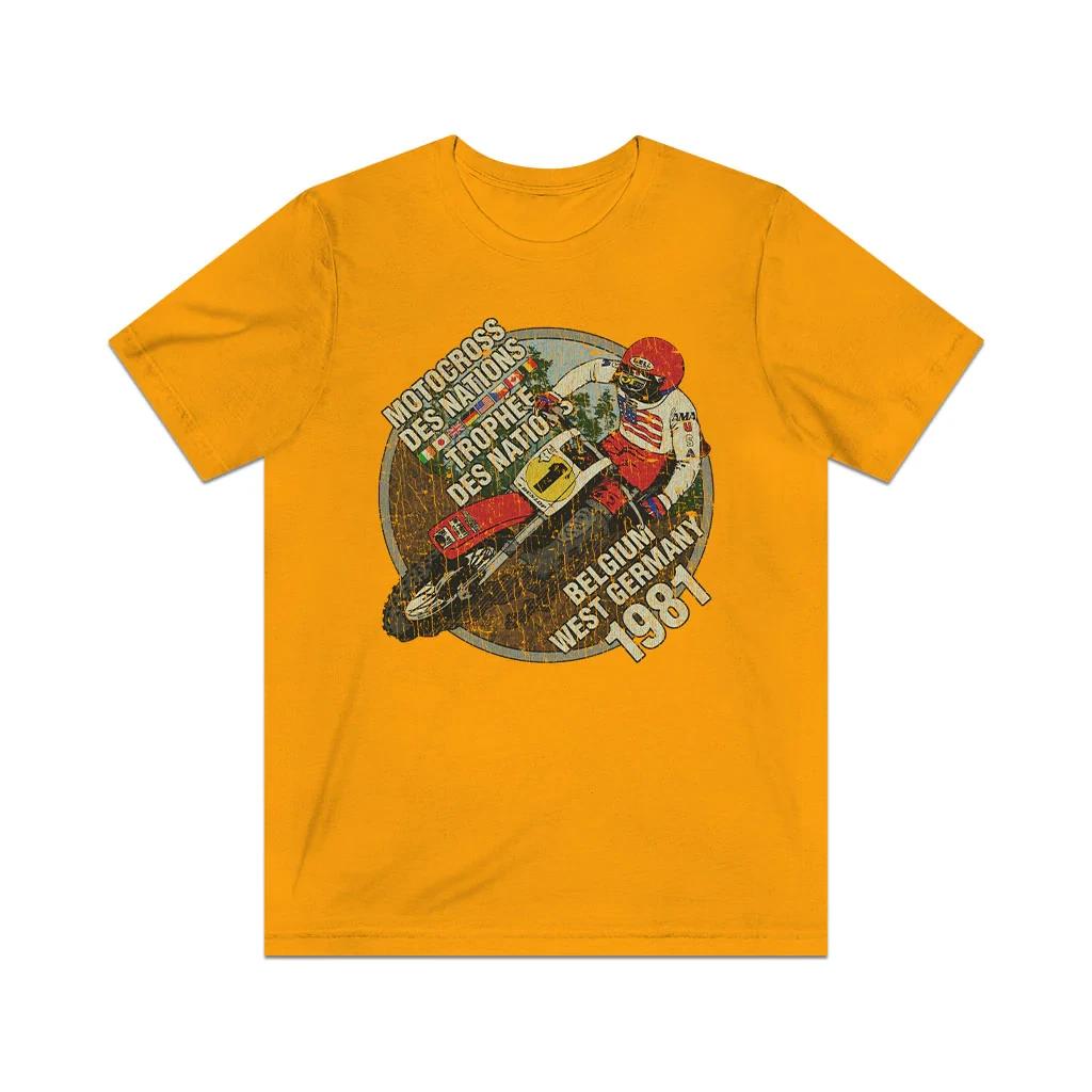

Motocross des Nations 1981 Vintage Men s T shirt S