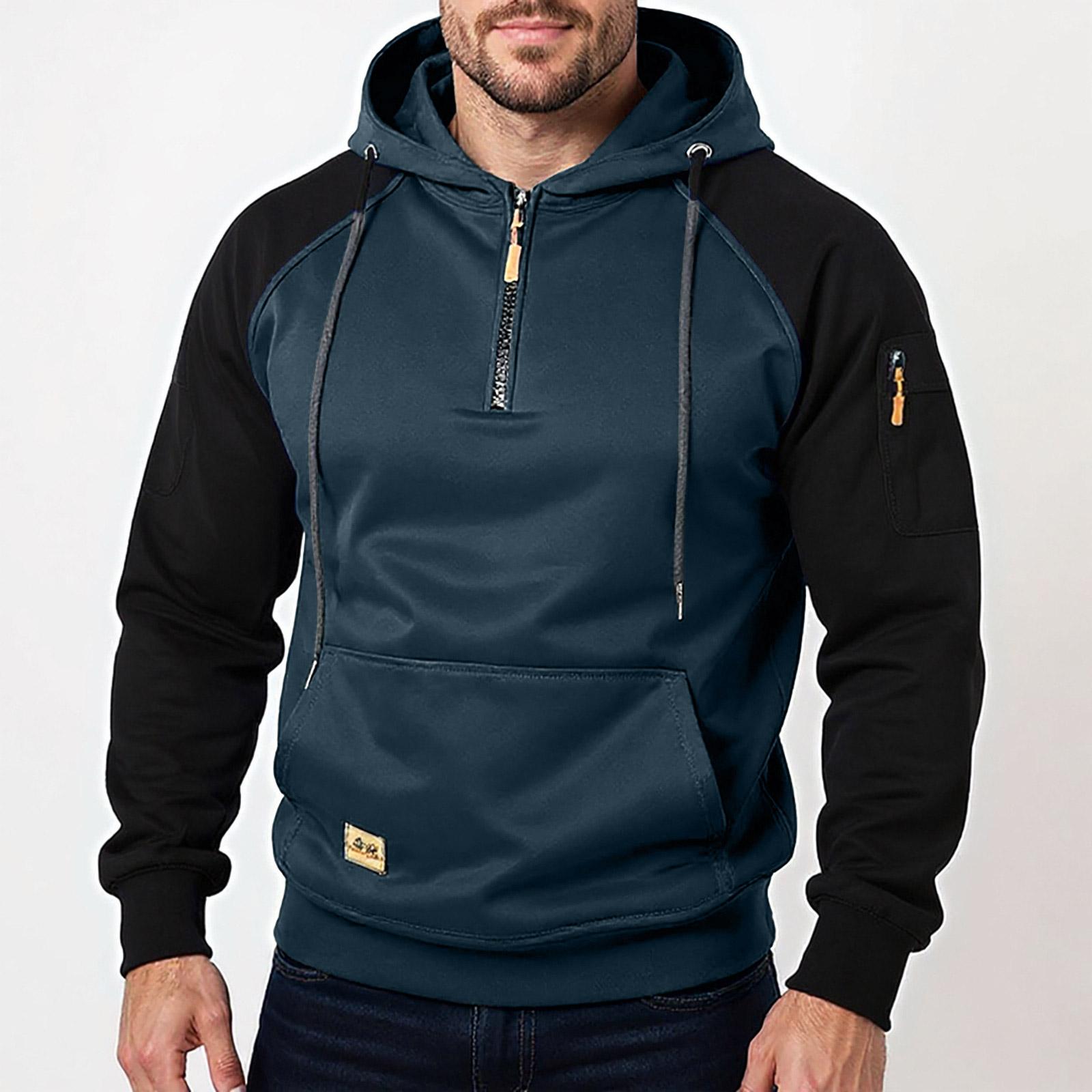 

Hooded Sports Tracksuit Unisex Running Outfits Long Sleeve Pullover Hoodies Sweatshirt XXXL