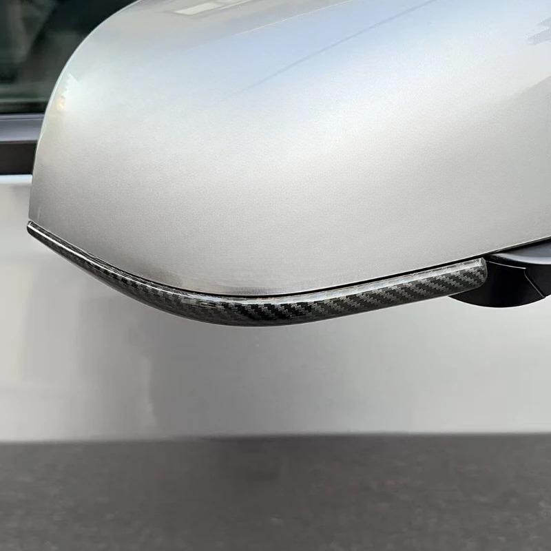 2PCS/set for Tesla Model Y Juniper Model 3 Highland Rearview Mirror Protector Edge Protection Buffer Trim Strip Anti-collision